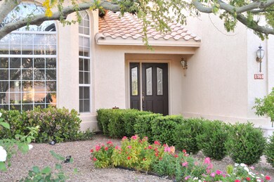Front yard with flowers