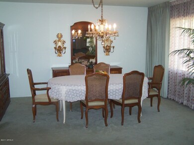 Formal dining area