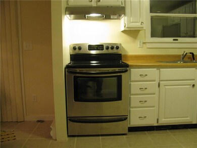 Stove is spotless