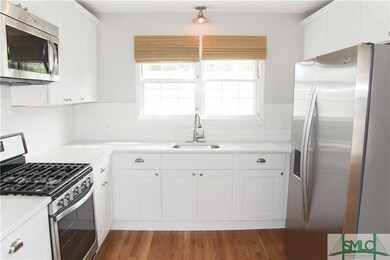 Stainless steel appliances.