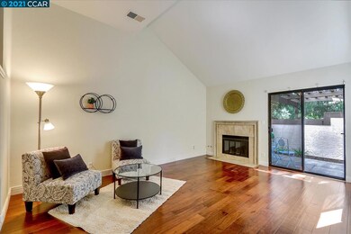 Large space with high ceiling and separate patio access sliding door!