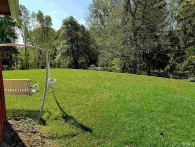 Rear yard from pole building.