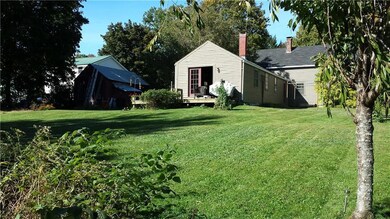 View from the backyard.