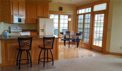 Kitchen and dining areas