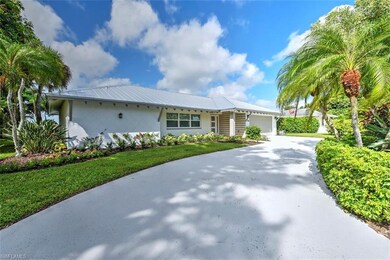 Circular Driveway makes for easy in and out !!