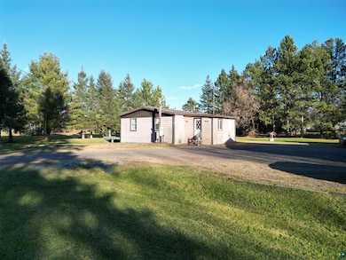 Garage with a yard
