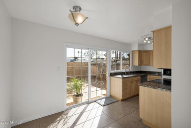 Dining Room w/Sliders to Backyard