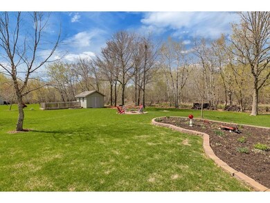 Huge flower bed with perennials that will be bloom