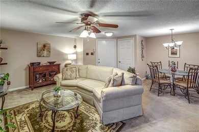 Open Living Room and Dining Area. Shown is the fro