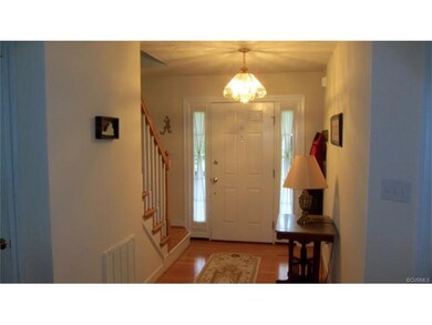 Entrance Foyer with wood floors.