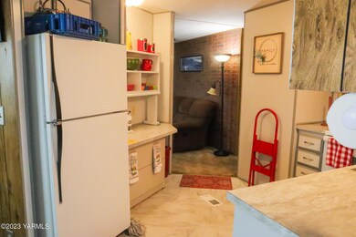 Kitchen from back entrance