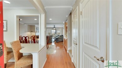 The front foyer.  The kitchen is on the left.  The