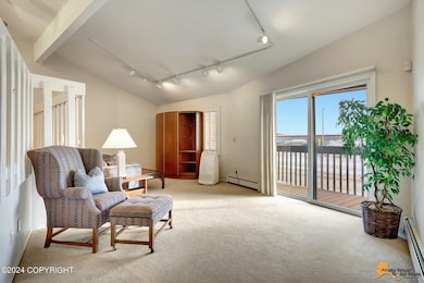 Sliding doors to the east deck