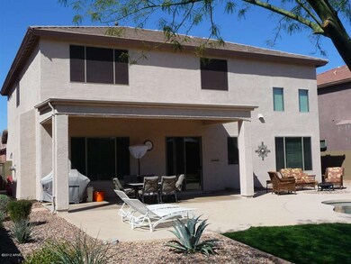 Rear of home
