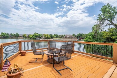 Amazing views off the 2 story deck/dock. This is a