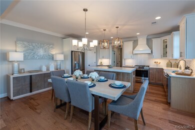 Photo of Manchester model home. Optional finishes