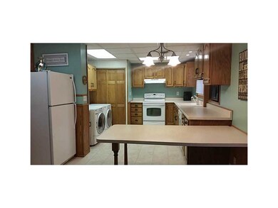 Kitchen. Large kitchen with breakfast bar and full