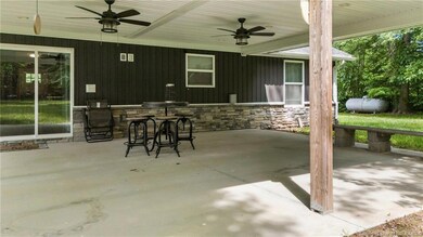 Large Covered Back Porch