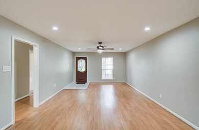 Looking towards the front door