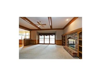 Family room opens to kitchen.