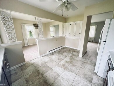 Open concept kitchen