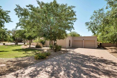 Large, paved driveway