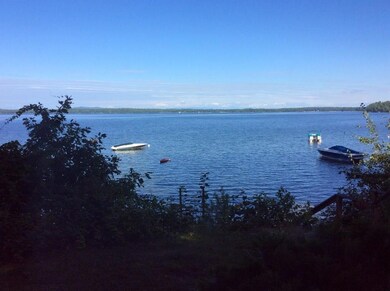 Beautiful Sebago Lake waterfront.