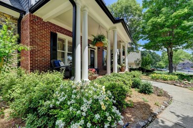 The front yard is a flower lovers oasis!