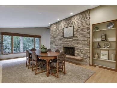 Living & Dining rooms are separated by a beautiful