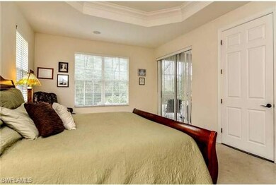Master Bedroom looking out to the Preserve and Lan