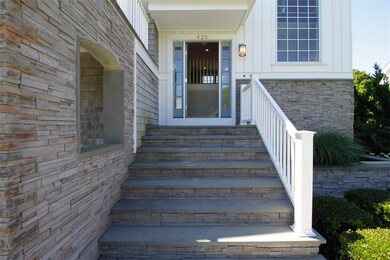 Architecturally stunning bluestone entry