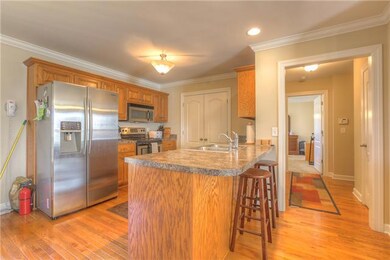 Open kitchen with plenty of storage!