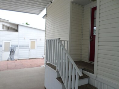 BACK DOOR CARPETED STEPS