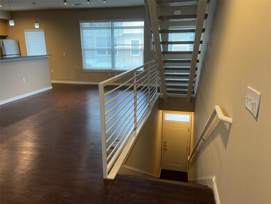 Stairs with wood finished floors