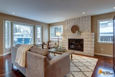 Sunlit living room