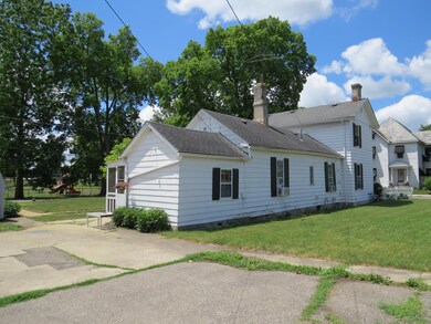 Rear of property
