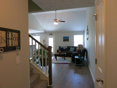 Home features a foyer with coat closet.