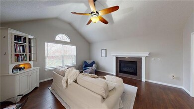 Enjoy the beautiful living room and fireplace!