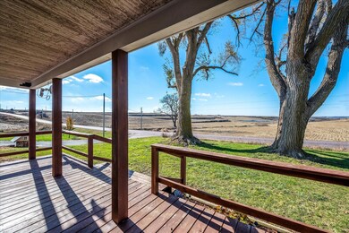 Looking west from porch