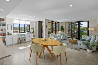 Dining space featuring recessed lighting, french doors, and floor to ceiling windows