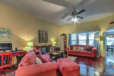 Tall Windows provide a light and bright ambiance t