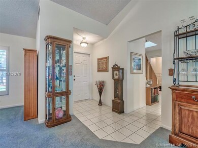 The entrance foyer