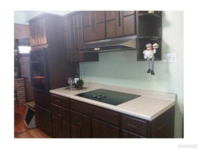 Kitchen. electric cook top and built-in oven