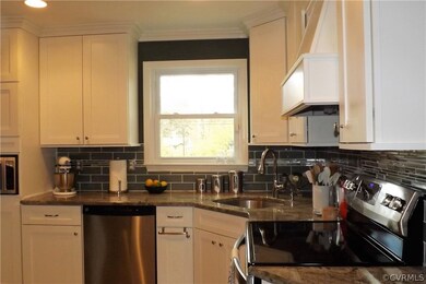 This gorgeous kitchen was totally gutted, renovate