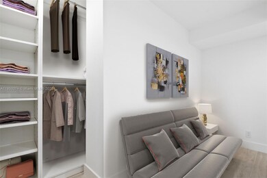 Oversized walk-in closet with versatility for nursery, den, or home office.