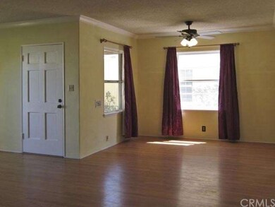 Dining area with new ceiling fan