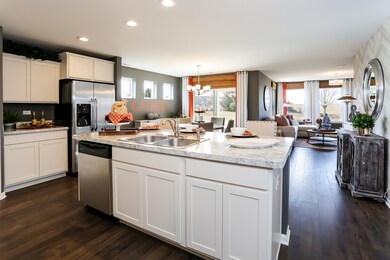 Model home pictured- features and options will var
