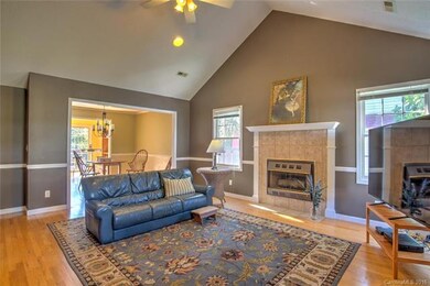 Vaulted Ceiling in Living Area