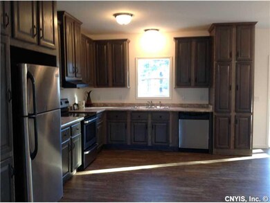 Kitchen Window above sink overlooking spacious bac