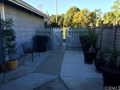 Private entry to the front door.